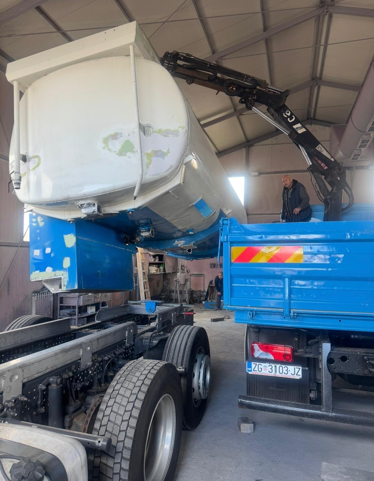 Popravak udarenih cisterne